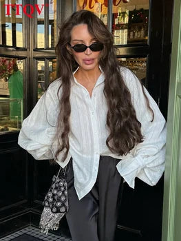 Véloria™ | Blouse Chic Bureau Blanc – Édition Élégance