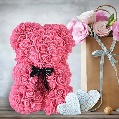 Romantic Rose Bear Gift in Box