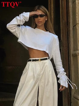 Véloria™ | Blouse Casual Chic Blanc – Chic & Confort