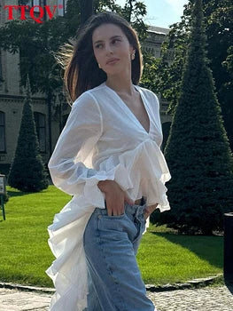 Véloria™ | Blouse Féminine Blanc – Sélection Véloria
